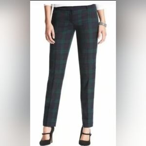 LOFT womens plaid dress pants size 4